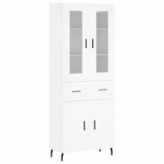 Helloshop26 - Buffet bahut commode armoire meuble de rangement organisateur cuisine salle de séjour salon haut 69,5 x 34 x 180 cm 02_0032642 - 300021 Helloshop26 - Buffet bahut commode armoire meuble de rangement organisateur cuisine salle de séjour salon haut 69,5 x 34 x 180 cm 02_0032642 - 300021