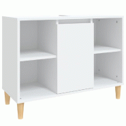 Helloshop26 - Meuble d'évier 80 x 33 x 60 cm bois d'ingénierie blanc 02_0006809 - 3000370024634 Helloshop26 - Meuble d'évier 80 x 33 x 60 cm bois d'ingénierie blanc 02_0006809 - 3000370024634