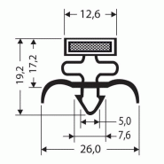 Joint pvc magnetique pour meubles frigos jpc-105_0