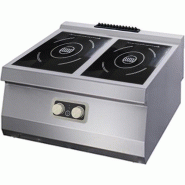 Maxima Heavy Duty cuisinière à induction - 2 brûleurs - unité double - profondeur 70 cm - électrique - 9398201