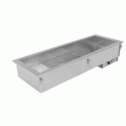 ONNERA KBS Bain-marie sec encastrable Gn 3/1 prêt à brancher 230 Volt inox - 70510129