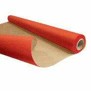 Papier kraft résistant à l'eau rouge 0,80x25 m