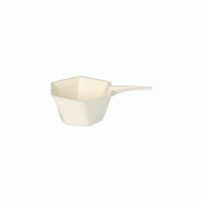 Papstar 50 coupelles pour finger food en canne à sucre "pure", 25 ml, 3 cm x 9,5 cm x 6,3 cm, blanches, "Hexagon" - blanc Matériau naturel 400291145