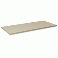 Tablette taupe avec traverses blanches pour structure Cage L90cm
