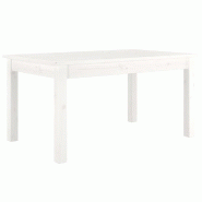 VidaXL Table basse Blanc 80x50x40 cm Bois massif de pin Modèle Cosmo Classic - 814280