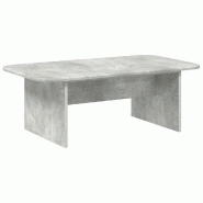 VidaXL Table basse Gris béton 93 x 53 x 33 cm Bois d'ingénierie Modèle Helios Select - 891143