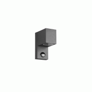 Applique extérieure aluminium avec détecteur carrée - Trio - Roya - gris 4017807529227