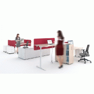 Bureau électrique réglable en hauteur - MDD - Non, 120, Blanc, Blanc_1