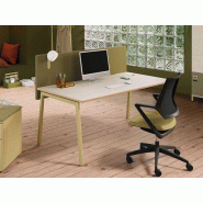 Bureau droit professionnel - Bureau individuel Nouvelle Vague fabriqué en France - Largeur 100 à 160 cm - Profondeur 70/80 cm Bureau droit professionnel - Bureau individuel Nouvelle Vague fabriqué en France - Largeur 100 à 160 cm - Profondeur 70/80 cm