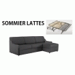 CANAPÉ D'ANGLE LUNA EXPRESS 160*197 *16 CM SOMMIER LATTES RENATONISI TWEED GRIS GRAPHITE CANAPÉ D'ANGLE LUNA EXPRESS 160*197 *16 CM SOMMIER LATTES RENATONISI TWEED GRIS GRAPHITE