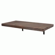 Décoshop26 - Table murale de cuisine tablette pliante en bois solide pliable 100x50cm marron foncé 04_0005089 - marron 3000581532690 Décoshop26 - Table murale de cuisine tablette pliante en bois solide pliable 100x50cm marron foncé 04_0005089 - marron 3000581532690