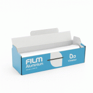 FHC evolupack FHC - 6Pcs - Rouleau de film aluminium de 10 microns, de 29 cm de large et 200 m de long, en boîte carton distrib 325x90mm H90mm - FHC2