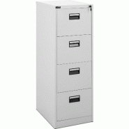 Fromm & Starck - Fromm & Starck Star_MCAB_39 Armoire à registre verrouillable avec 4 tiroirs 132 cm - gris acier 4062859139344
