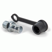 AH650, Regular Hydraulic Coupler, Male Half, .250-18 NPT