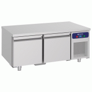 Soubassement réfrigéré inox 2 tiroirs gn 1/1 - température -2/+8°c - PHCE2001/F
