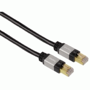 CÂBLE RÉSEAU RJ45 (8P8C) CAT 6, STP, DOUBLE BLINDAGE, OR 24K, NOIR, 1, CÂBLE RÉSEAU RJ45 (8P8C) CAT 6, STP, DOUBLE BLINDAGE, OR 24K, NOIR, 1,