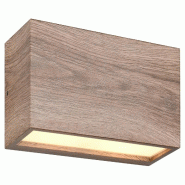 Applique murale extérieure 2xE14 couleur bois IP44 - Trio - Mayenne - jaune 4017807603477_0