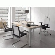 Bureau droit professionnel Zama Next - dimensions variées - retour secrétaire - pas cher Bureau droit professionnel Zama Next - dimensions variées - retour secrétaire - pas cher