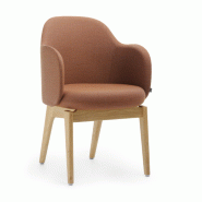 Chaise "FLOS" 4 pieds - Avec accoudoirs, 4 pieds bois structure bois Chaise "FLOS" 4 pieds - Avec accoudoirs, 4 pieds bois structure bois