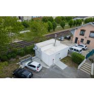 Chaufferie modulaire biomasse en béton