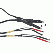 CHAUVIN ARNOUX - Jeu de 2 pointes de touches Kelvin 10A pivotantes pour microohmmetres CA 6240, CA 6250, CA 6255