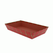 Corbeille carton Orfèvre 33x20x6cm