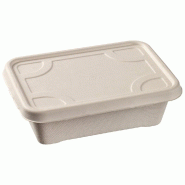 Couvercle pour barquette Quantum réf 38739, 38741 et 38740 bagasse - par 400