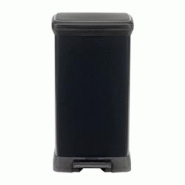 Curver Decobin Poubelle A Pédale Rectangulaire - 50 L - Noir Carbone - 3253922162463 Curver Decobin Poubelle A Pédale Rectangulaire - 50 L - Noir Carbone - 3253922162463