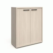 Deladeco Matelpro - Armoire basse de bureau contemporaine chêne clair Lexos - Moderne & Design -Chêne clair - -Types de portes: Battantes - 3665367 Deladeco Matelpro - Armoire basse de bureau contemporaine chêne clair Lexos - Moderne & Design -Chêne clair - -Types de portes: Battantes - 3665367