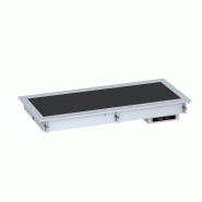 Element encastrable plaque chauffante vitrocéramique 2/1 - blanc - 7495.0245 Element encastrable plaque chauffante vitrocéramique 2/1 - blanc - 7495.0245