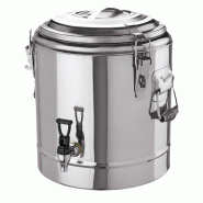 GVK ECO Récipient à double paroi pour boissons thermiques 12 litres - Acier inoxydable 18/10 TGB-Var-TGB_12