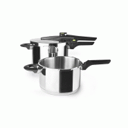IBILI set autocuiseur EXKLUSIV 4 L + 6 L acier 18/10 628910 - Acier inoxydable 18/10 8411922472141