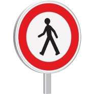 Panneaux permanents Taliasign B 450 mm classe 1 - PPTLGLV1B9A-TL01_0