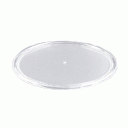 Plateau pour cloche 36153 polycarbonate transparent Ø35,5x2cm