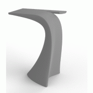 Table haute design in & out WING - gris