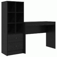 VidaXL Bureau avec tiroir 2 pcs Chêne noir Modèle Titan Prime Pro - 3337330