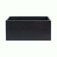 WellHome - Jardinière Rodr-i 60x20x20cm anthracite - gris WH13559