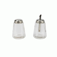 BERGNER - Lot de 2 sucriers Lovers en verre, 350 ml - transparent verre Q4681_0