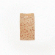 Clairefontaine Sachet de 50 pochettes kraft 50 g/m², 12x24+4,5cm, motif Cœur - marron 394106C