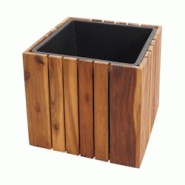 Décoshop26 - Jardinière pot de fleurs cache-pot carré 32x32x32 cm pour extérieur en bois d'acacia marron 04_0007219 - marron 3000262021956 Décoshop26 - Jardinière pot de fleurs cache-pot carré 32x32x32 cm pour extérieur en bois d'acacia marron 04_0007219 - marron 3000262021956