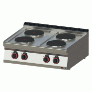 Fourneau électrique 4 feux sans soubassement 400 V - REDFOX - SP 70/08 E