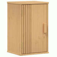 Helloshop26 - Armoire de salle de bain moderne gain de place 35 x 30 x 55 cm en bois de pin massif marron 02_0058494 - 3000240622113