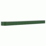 Helloshop26 - Jardinière bac lit surélevé plantes fleurs terrasse jardin de jardin acier enduit de poudre 620 x 80 x 36 cm vert 02_0039683 - 300021 Helloshop26 - Jardinière bac lit surélevé plantes fleurs terrasse jardin de jardin acier enduit de poudre 620 x 80 x 36 cm vert 02_0039683 - 300021