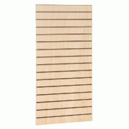 Panneau rainuré R7,5 L59,5xP120cm épaisseur 18mm - naturel