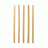 PAPSTAR 100 pailles en roseau "pure" Ø 7 mm - 20 cm - 89731