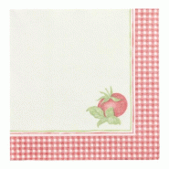 Papstar 50 serviettes ROYAL Collection pliage 1/4 40 cm x 40 cm Tomato - rouge papier 48183000