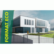 Portail coulissant grillagé eco - 8000 / 1750_0