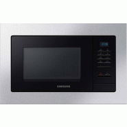 SAMSUNG Micro-ondes Grill Encastrable 20l 850w Inox mg20a7013ct - argenté 8806092062641