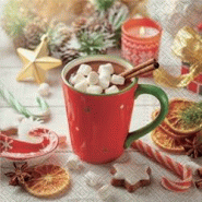 Serviettes 33x33cm chocolat chaud de noel (240 unités) MESA BELLA - rouge papier 3701168948940 Serviettes 33x33cm chocolat chaud de noel (240 unités) MESA BELLA - rouge papier 3701168948940