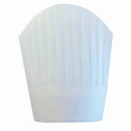 Toque continental airlaid blanc H 26cm par 10